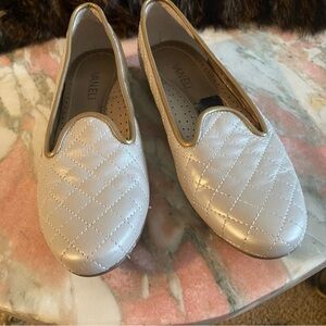 Vaneli Quilted White Flats